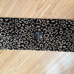 Rachel Zoe Leopard Bath Rug 24x60 Designer Luxury Plush Mat Animal Print Runner